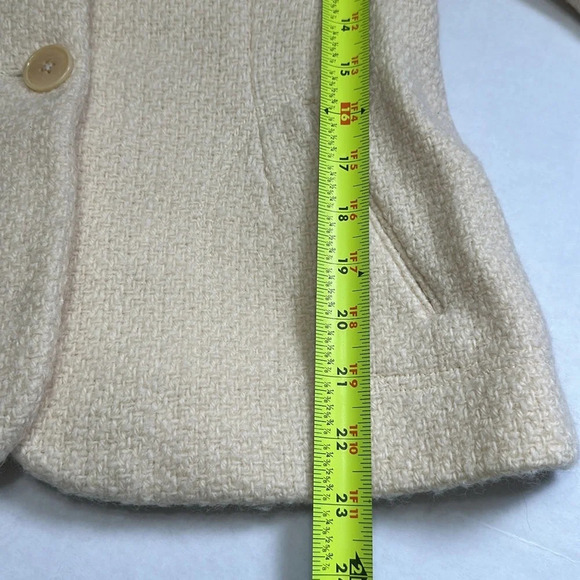 Ralph Lauren Collection Purple Label Wool Tweed Jacket Blazer Womens 10 Luxury - Picture 13 of 14